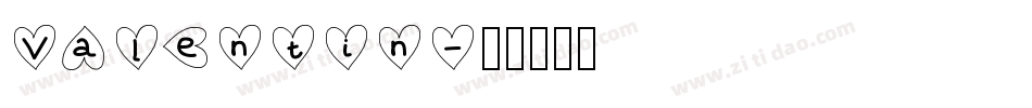 Valentin字体转换