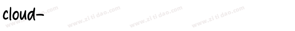 cloud字体转换