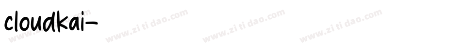 cloudkai字体转换