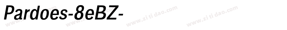 Pardoes-8eBZ字体转换