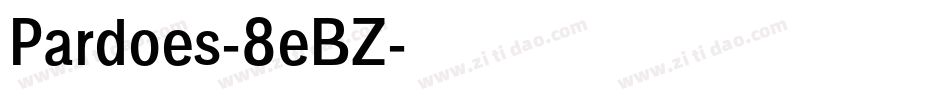 Pardoes-8eBZ字体转换