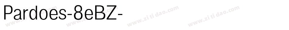 Pardoes-8eBZ字体转换