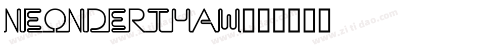 NeonDerthaw字体转换