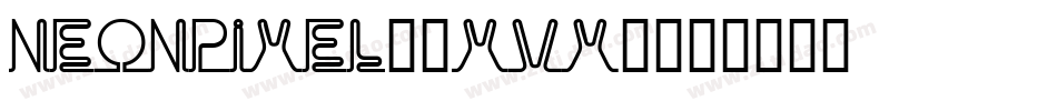 NeonPixel7-XVx2字体转换