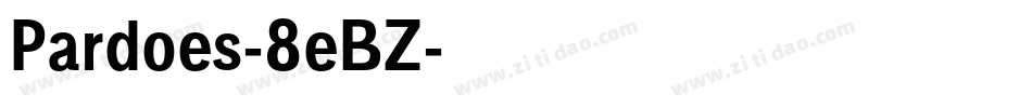 Pardoes-8eBZ字体转换