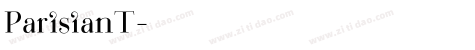 ParisianT字体转换