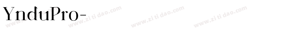 YnduPro字体转换