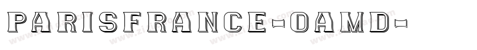 ParisFrance-oAmd字体转换