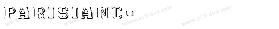 ParisianC字体转换