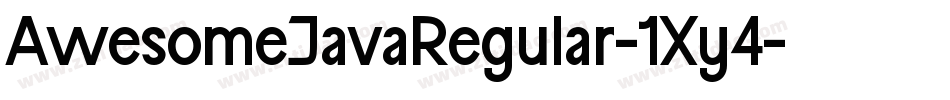 AwesomeJavaRegular-1Xy4字体转换