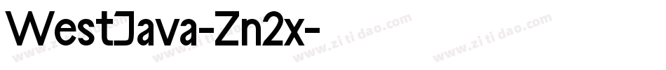 WestJava-Zn2x字体转换