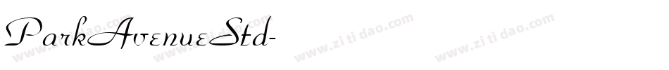 ParkAvenueStd字体转换