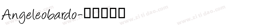 Angeleobardo字体转换
