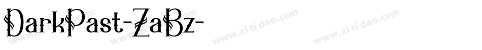 DarkPast-ZaBz字体转换