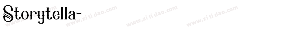 Storytella字体转换