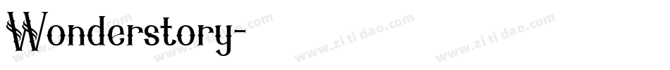Wonderstory字体转换