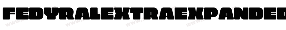 FedyralExtraExpandedItalic-zZ03字体转换
