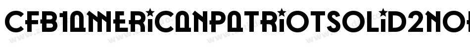 Cfb1AmericanPatriotSolid2Normal-D6Lm字体转换