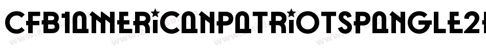 Cfb1AmericanPatriotSpangle2Bold-mPg5字体转换