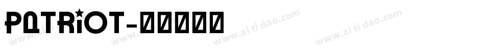 Patriot字体转换