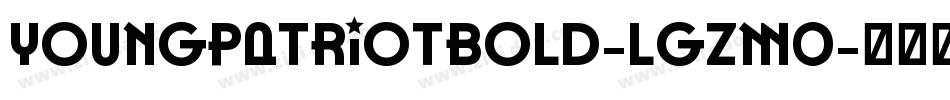 YoungPatriotBold-lgZM0字体转换