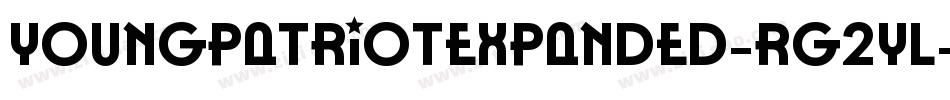 YoungPatriotExpanded-rg2yL字体转换