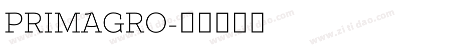 PRIMAGRO字体转换