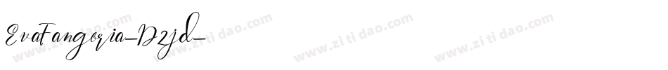 EvaFangoria-D2jd字体转换