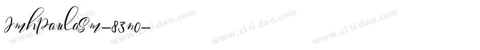 JmhPaulaSm-83n0字体转换