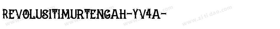 RevolusiTimurTengah-Yv4a字体转换