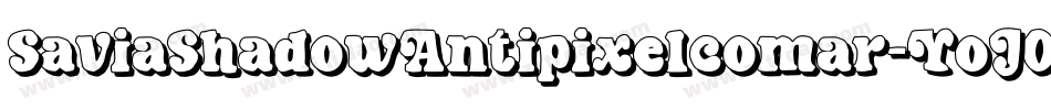 SaviaShadowAntipixelcomar-YoJO字体转换