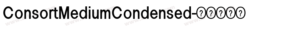ConsortMediumCondensed字体转换