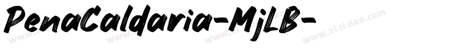 PenaCaldaria-MjLB字体转换