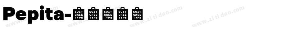 Pepita字体转换