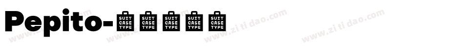 Pepito字体转换