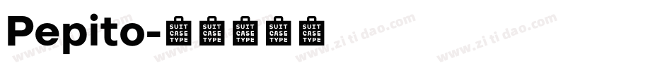 Pepito字体转换