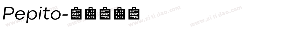 Pepito字体转换