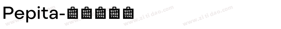 Pepita字体转换