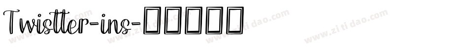 Twistter-ins字体转换