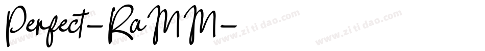Perfect-RaMM字体转换