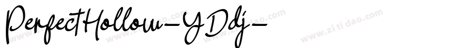 PerfectHollow-YDdj字体转换