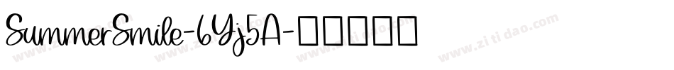 SummerSmile-6Yj5A字体转换