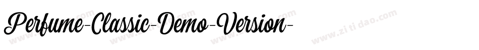 Perfume-Classic-Demo-Version字体转换