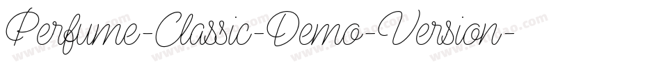 Perfume-Classic-Demo-Version字体转换