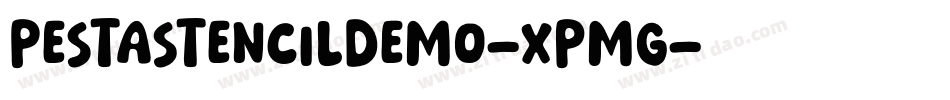 PestaStencilDemo-Xpmg字体转换