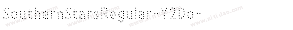 SouthernStarsRegular-Y2Do字体转换