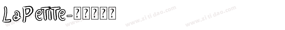 LaPetite字体转换