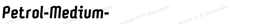 Petrol-Medium字体转换
