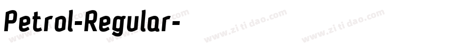 Petrol-Regular字体转换