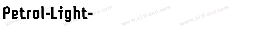 Petrol-Light字体转换